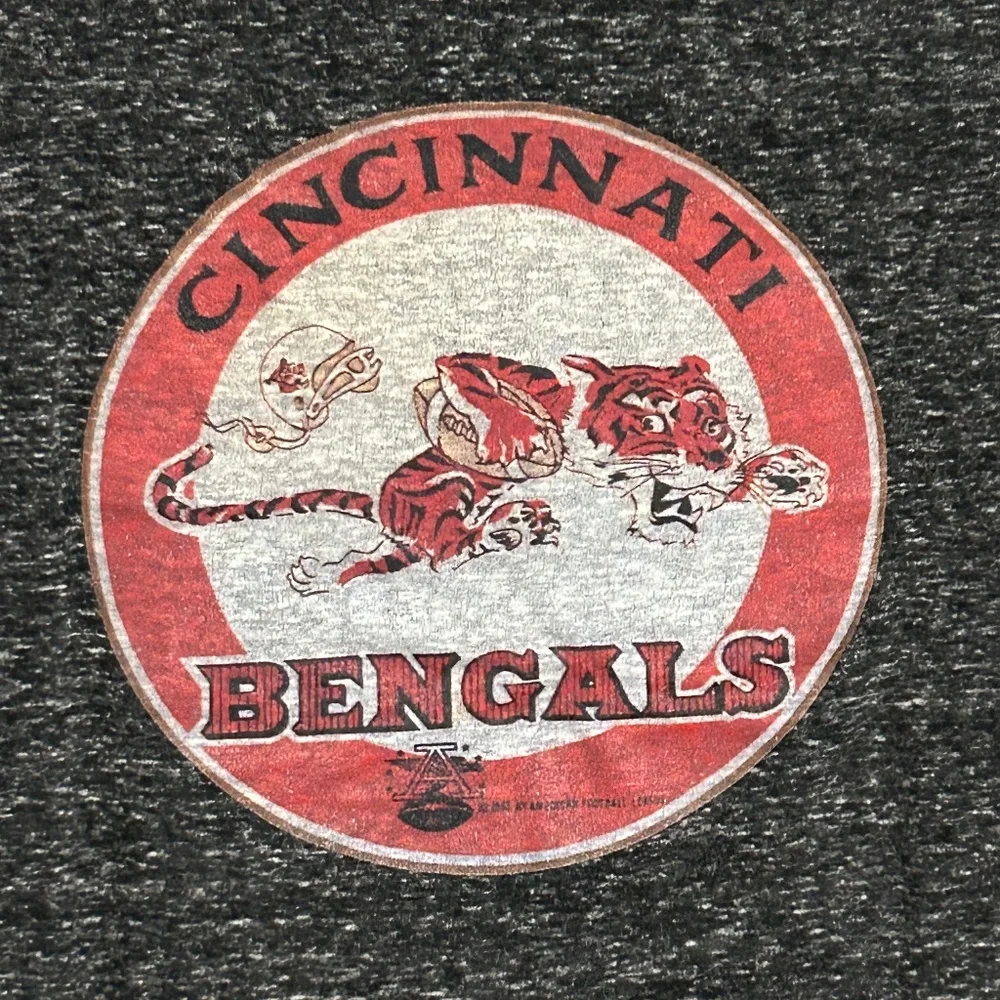 Men's Vintage Cincinnati Bengals Gray T-Shirt - MEDIUM - Picture 2 of 7